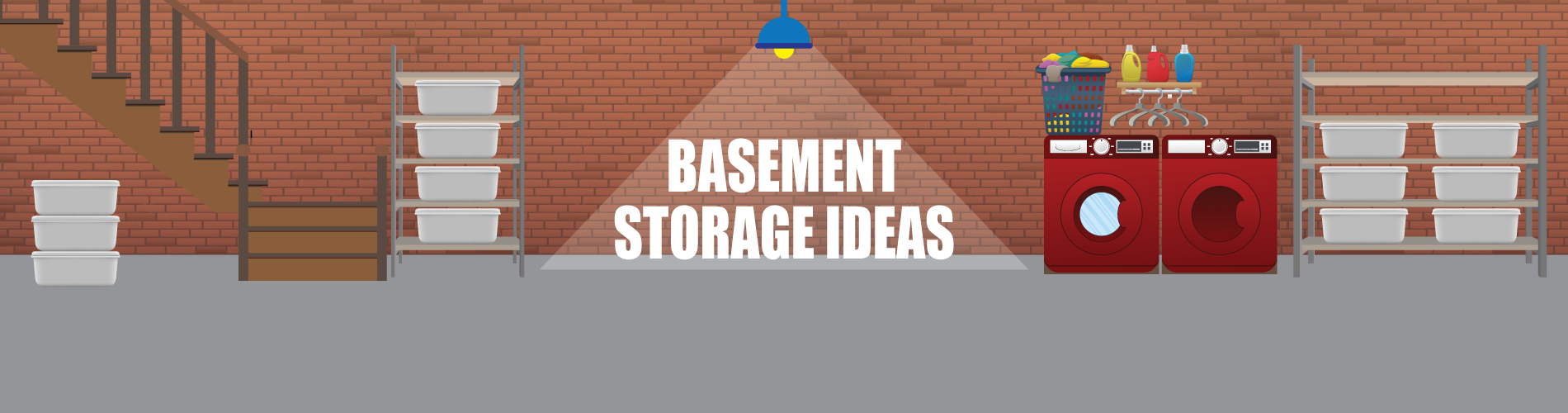 basement storage ideas from Freedom Storage in St. Marys GA